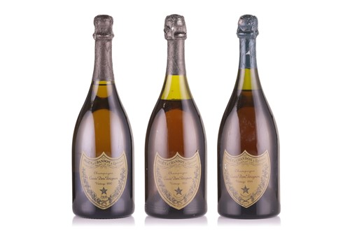 Lot 88 - Three bottles of Dom Perignon, 1964, 1976 and...