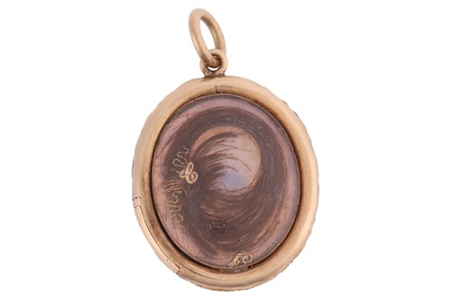 Lot 242 - An early 19th century mourning portrait...