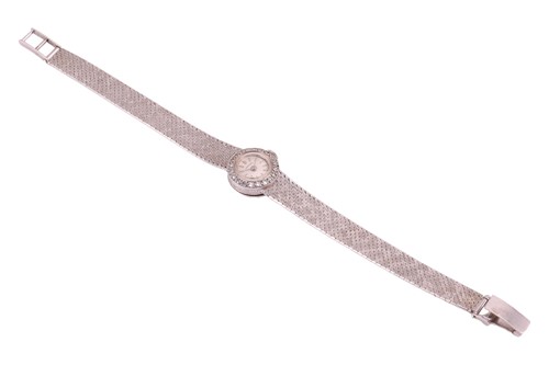Lot 269 - A Vertex diamond-set cocktail watch, the...