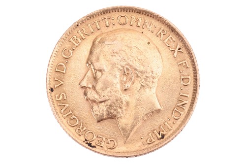 Lot 168 - A 1912 full Sovereign, featuring King George V...