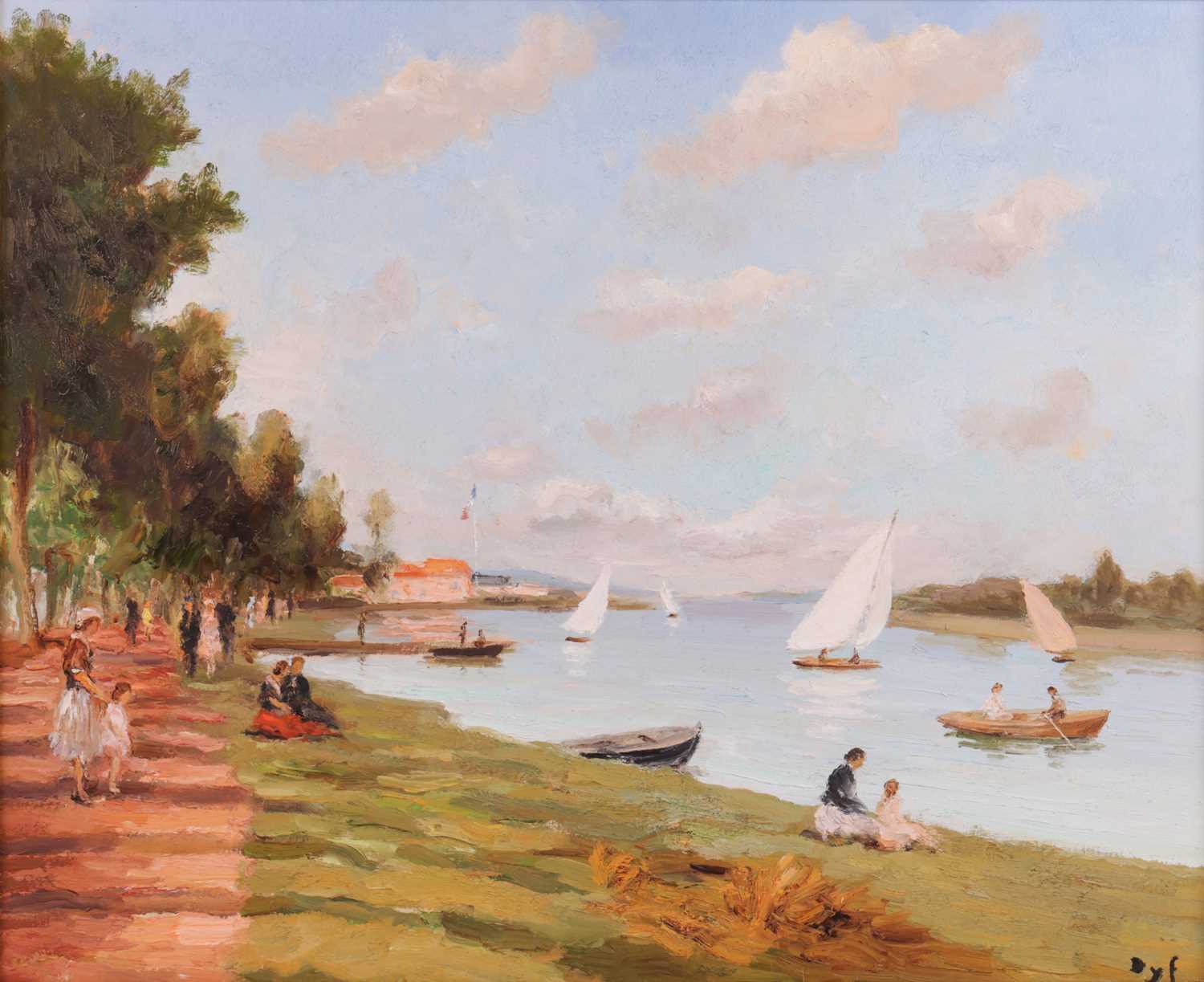 Lot 10 - Marcel Dyf (French 1899-1985) La Seine à...