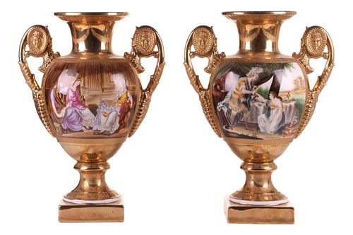 Lot 20 - A pair of early Jacob Pettit (?) Paris...