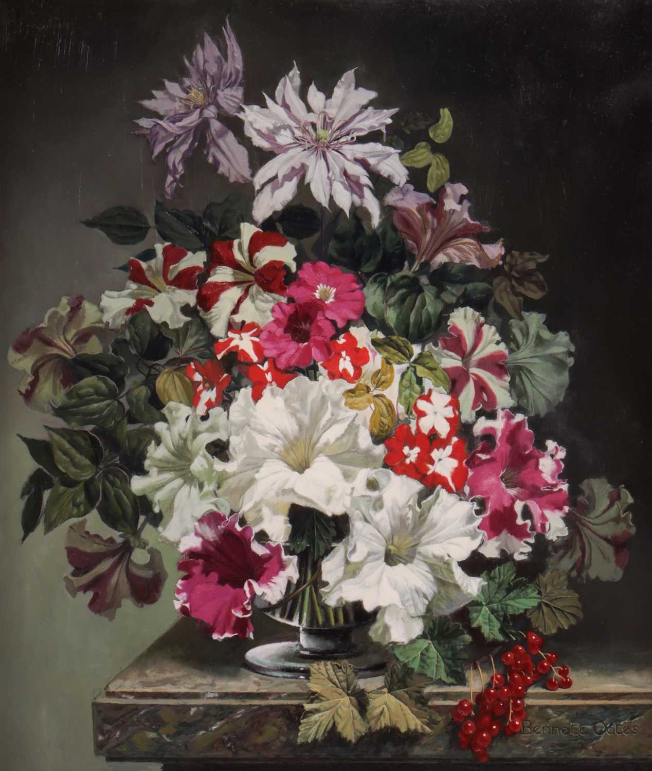 Lot 6 - Bennett Oates (British 1928-2009) 'Red And...
