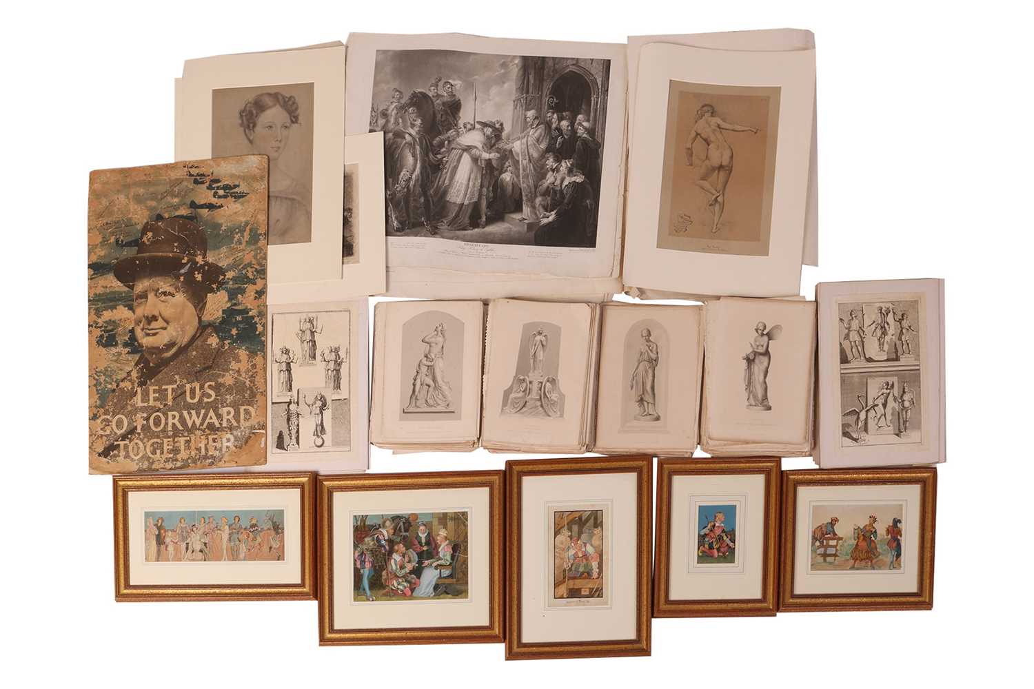 Lot 34 - After James Westall, Scenes from Shakespeare,...