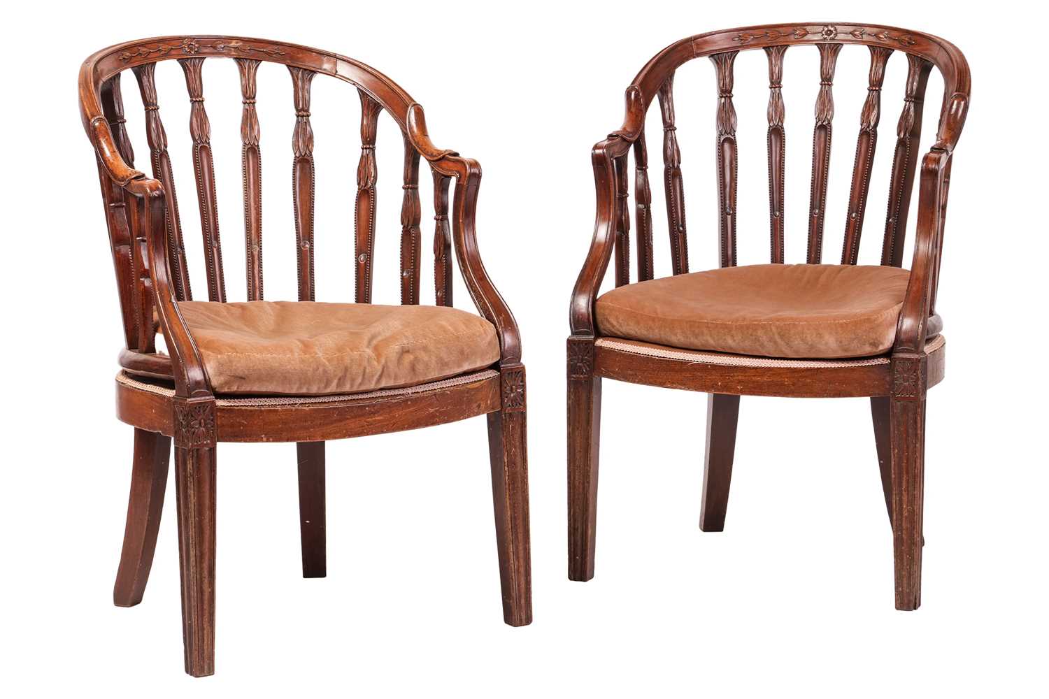 Lot 68 - In the manner of John Linnell, a good pair of...
