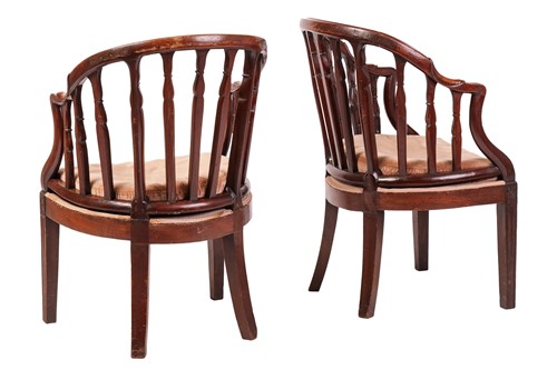 Lot 68 - In the manner of John Linnell, a good pair of...