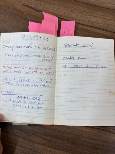 Lot 57 - Depeche Mode: a notebook relating to the 1983 '...