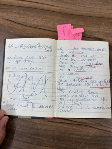 Lot 57 - Depeche Mode: a notebook relating to the 1983 '...