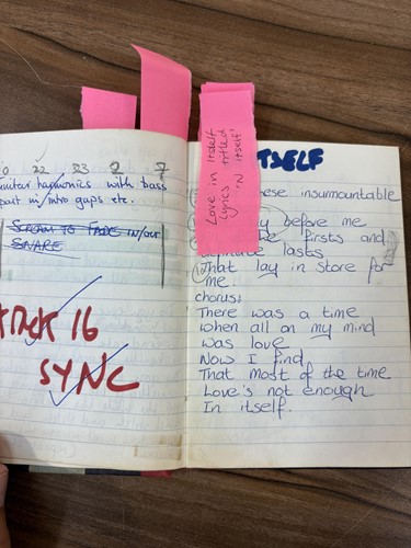 Lot 57 - Depeche Mode: a notebook relating to the 1983 '...