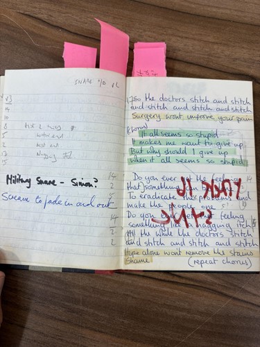 Lot 57 - Depeche Mode: a notebook relating to the 1983 '...