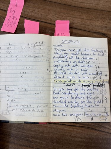 Lot 57 - Depeche Mode: a notebook relating to the 1983 '...