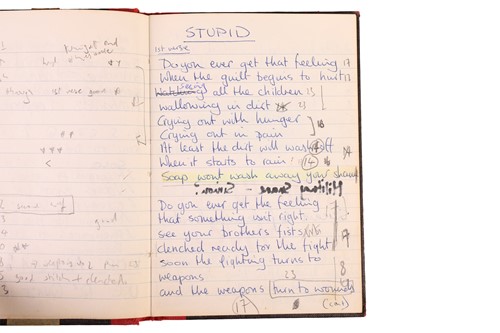 Lot 57 - Depeche Mode: a notebook relating to the 1983 '...