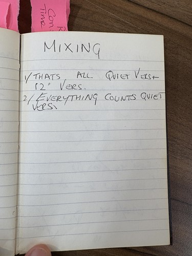 Lot 57 - Depeche Mode: a notebook relating to the 1983 '...