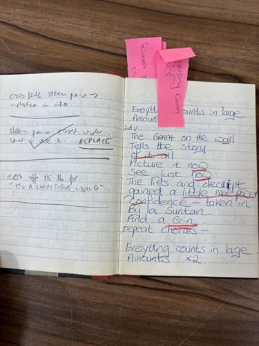 Lot 57 - Depeche Mode: a notebook relating to the 1983 '...