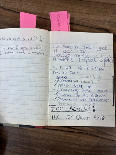 Lot 57 - Depeche Mode: a notebook relating to the 1983 '...