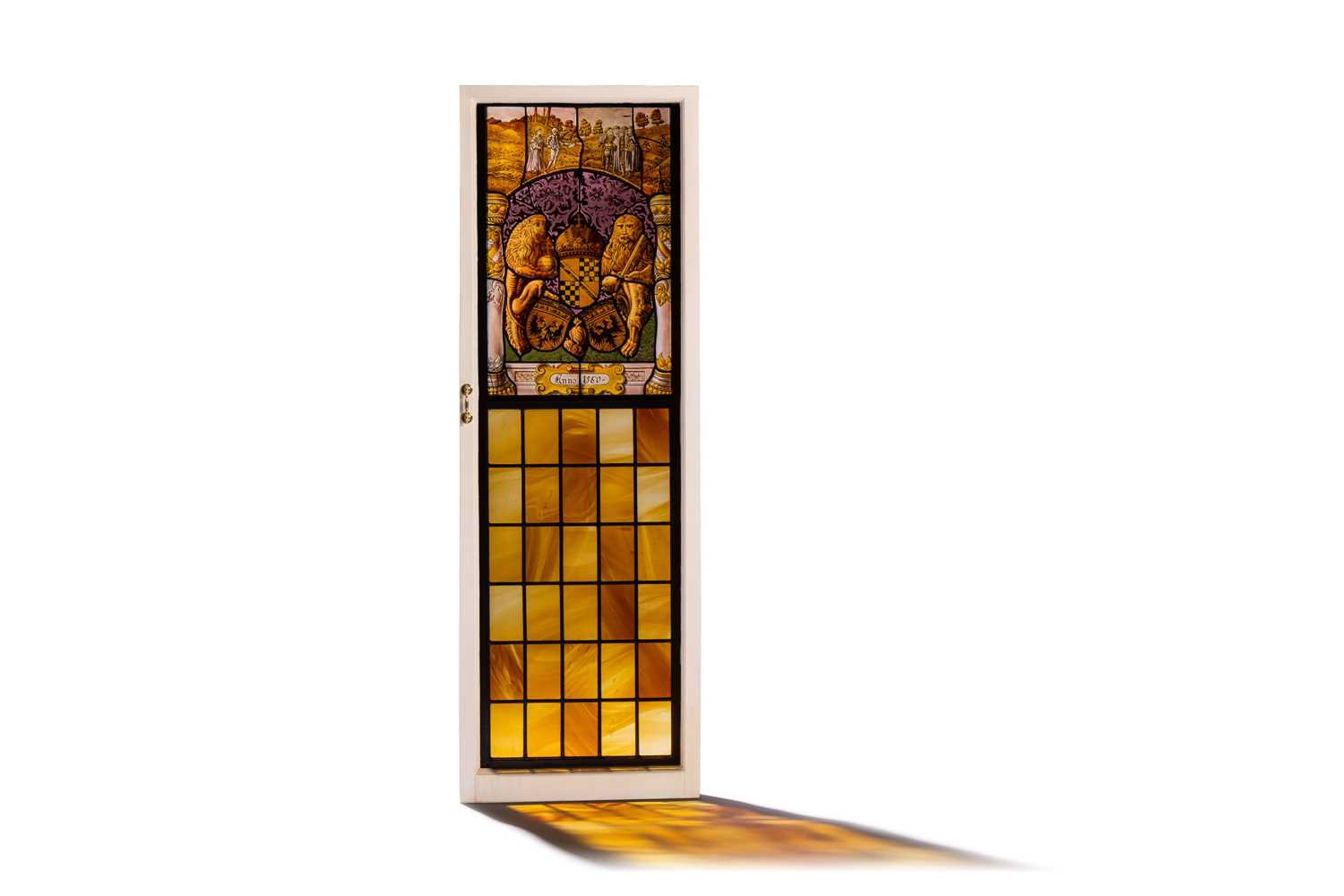 Lot 155 - A 16th century Rhinish stained and leaded