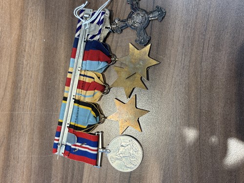 Lot 1 - A World War II D.F.C. medal group, awarded to...