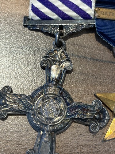 Lot 1 - A World War II D.F.C. medal group, awarded to...