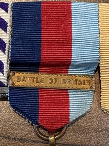 Lot 1 - A World War II D.F.C. medal group, awarded to...
