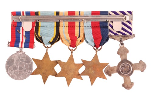 Lot A World War II D.F.C. medal group, awarded to...