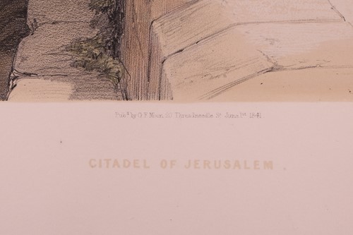 Lot 3 - David Roberts (Scottish 1796-1864) Citadel of...