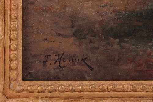 Lot 18 - Karl Kaufmann (Austrian 1843-c.1902) River...