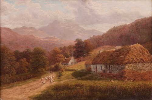 Lot 45 - William Mellor (British 1851-1931) Herding the...