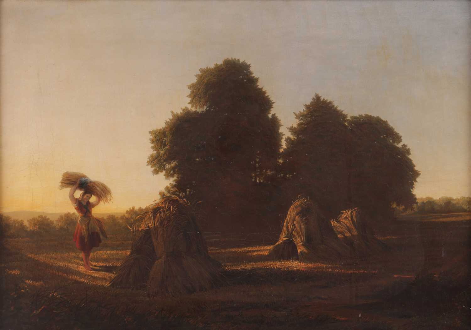 Lot 44 - W. H. Woods (British fl.1854) Harvesting At...