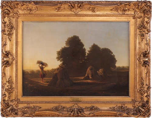 Lot 44 - W. H. Woods (British fl.1854) Harvesting At...