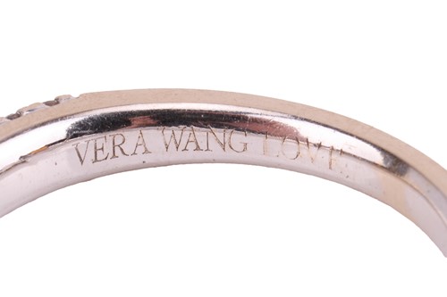 Lot 132 - A diamond half-eternity ring from Vera Wang...