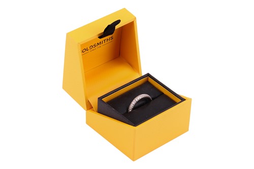 Lot 132 - A diamond half-eternity ring from Vera Wang...