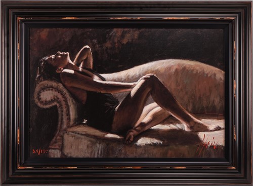 Lot 59 - Fabian Perez (Argentinian b.1967) Paola on the...