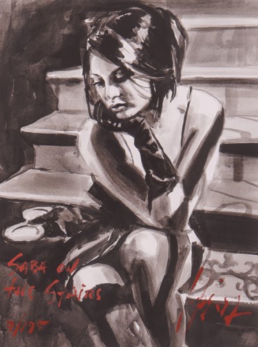Lot 60 - Fabian Perez (Argentinian, b.1967) Tess IV and...