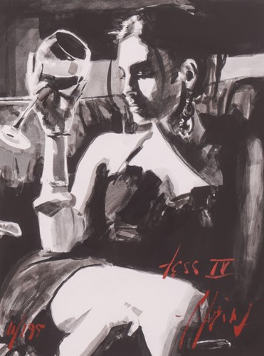 Lot 60 - Fabian Perez (Argentinian, b.1967) Tess IV and...