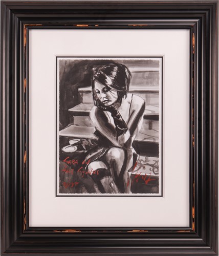Lot 60 - Fabian Perez (Argentinian, b.1967) Tess IV and...