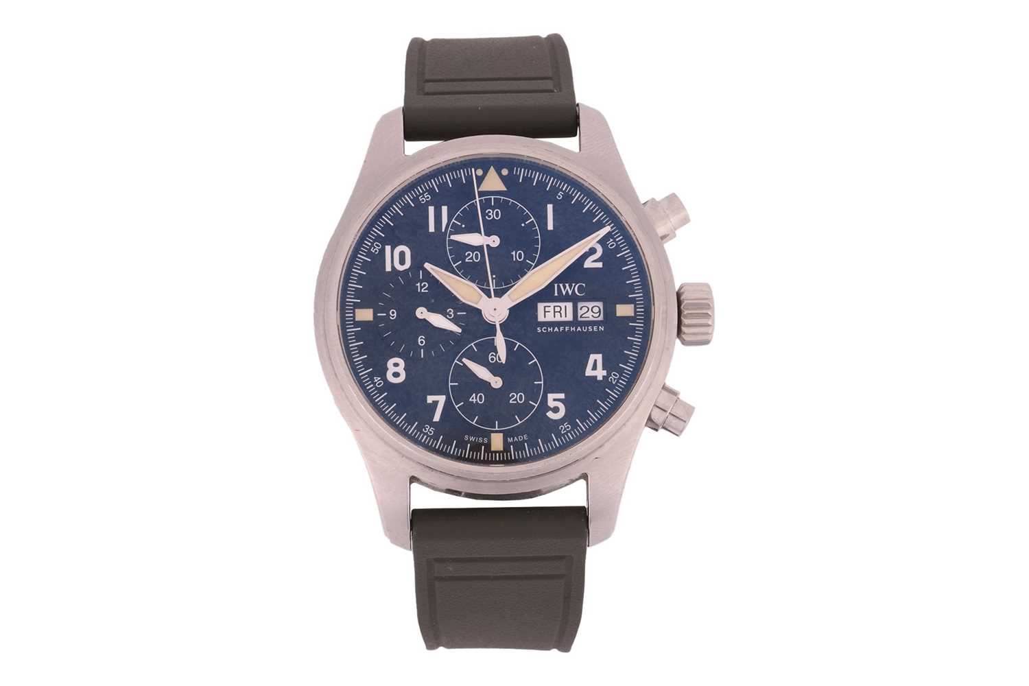 Lot 293 - IWC Schaffhausen Spitfire Chronograph...