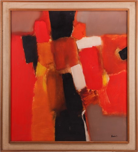 Lot 72 - Donald Bain (Scottish 1904-1979) 'Village From...