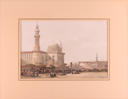 Lot 1 - David Roberts (Scottish 1796-1864) Mosque of...