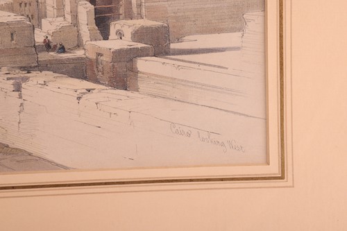 Lot 1 - David Roberts (Scottish 1796-1864) Mosque of...