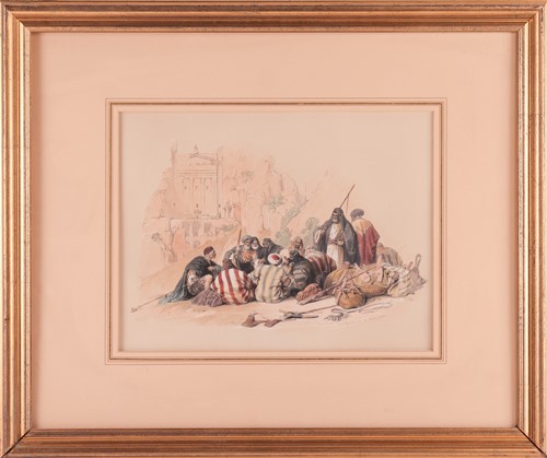 Lot 2 - David Roberts (Scottish 1796-1864) Entrance to...