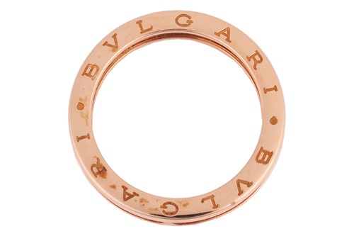 Lot 54 - Bulgari - a B.zero 1 ring in 18ct rose gold,...