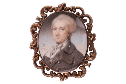 Lot 117 - John Bogle (Scottish 1746-1803) Portrait of a...