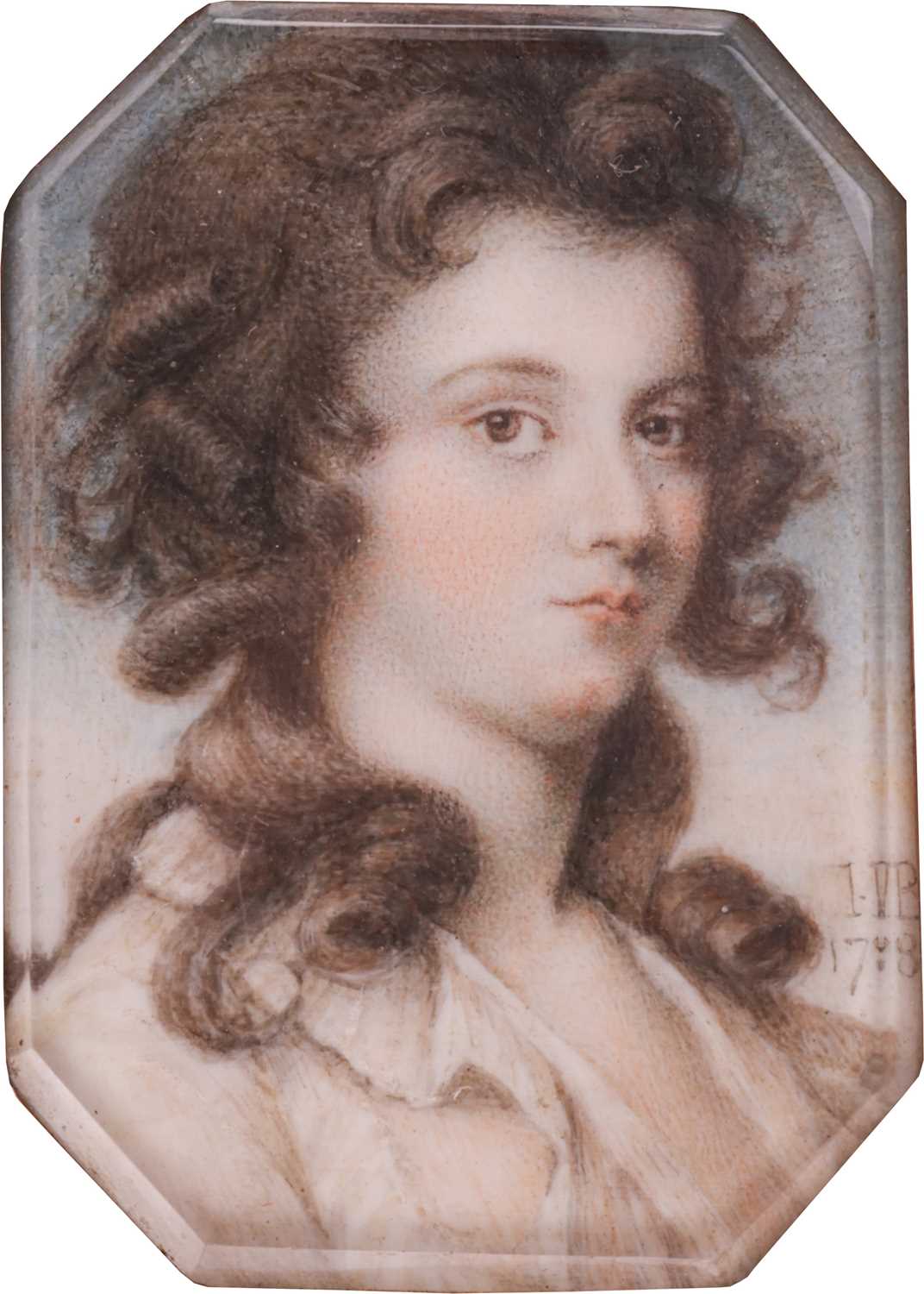 Lot 126 - John Bogle (Scottish 1746-1804) portrait of a...