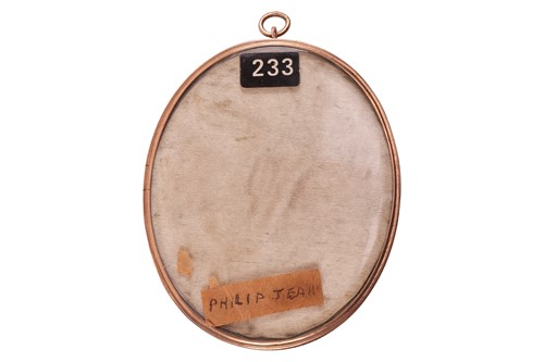 Lot 114 - Philip Jean (Jèrrais 1755-1802) Portrait of...