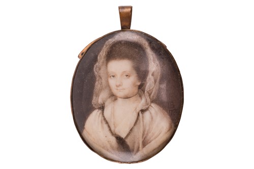 Lot 123 - John Bogle (Scottish 1746-1804) Portrait of a...