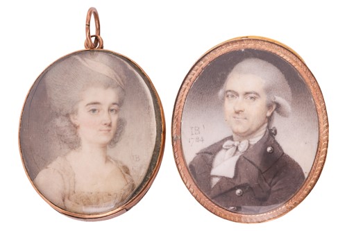 Lot 119 - John Bogle (Scottish 1746-1804) Portrait of a...