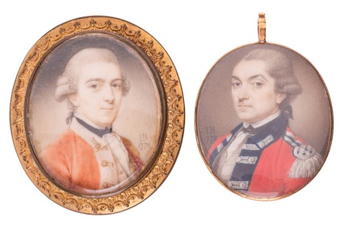 Lot 122 - John Bogle (Scottish 1746-1804) Portrait of an...