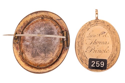 Lot 122 - John Bogle (Scottish 1746-1804) Portrait of an...