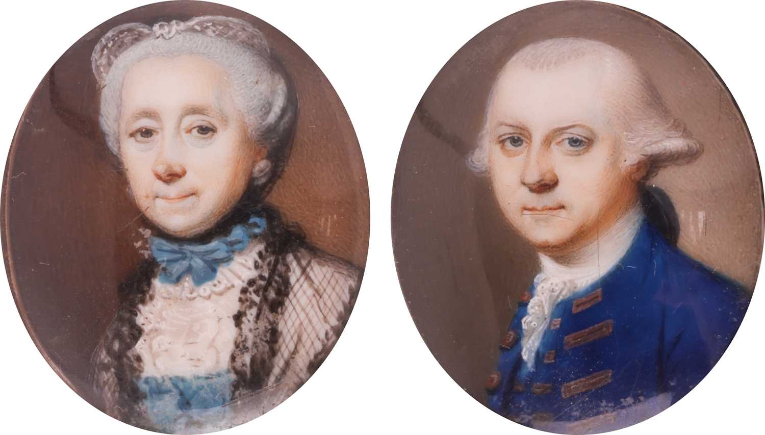 Lot 111 - British School (mid 18th Century) Pair of...