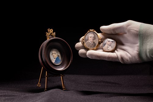 Lot 124 - British School (Late 18th century) Portrait of...